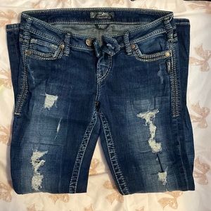 Silver jeans size 31/31 like new